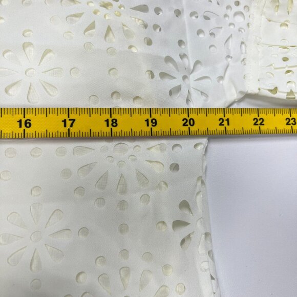 $428 NWOT See by Chloé Cream Eyelet Top Lasercut Perforated Blouse Size 40/US 6 - Picture 8 of 10